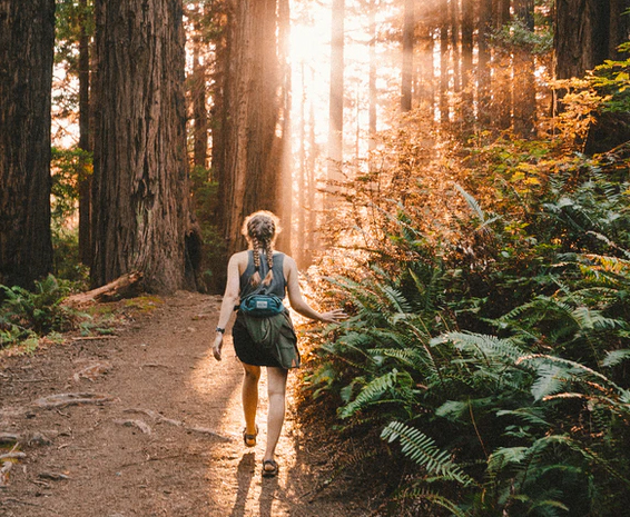 Woman walking